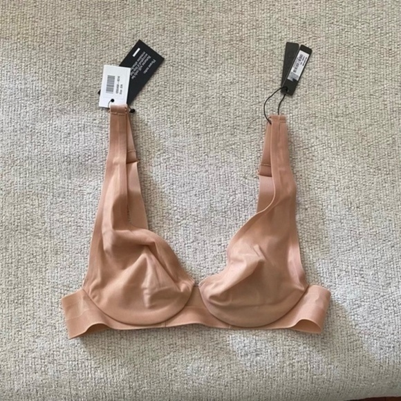 NWT Skims Naked Plunge Bra Honey 32A‎ - Picture 3 of 5